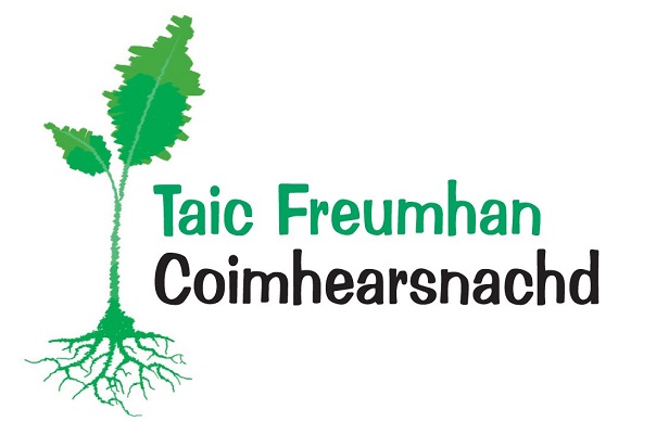 Picture: Taic Freumhan Coimhearsnachd (Bòrd na Gàidhlig funding scheme) logo.