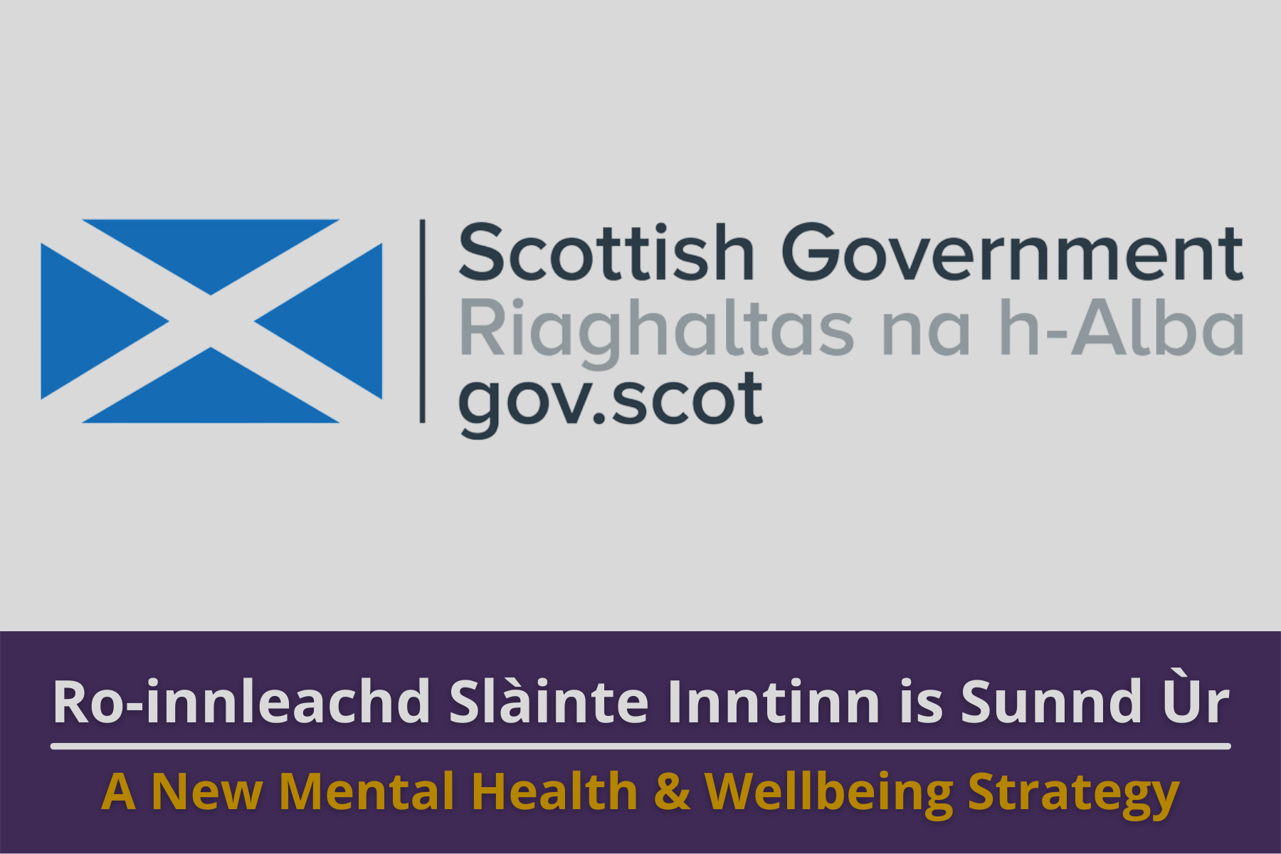 A new Mental Health and Wellbeing Strategy