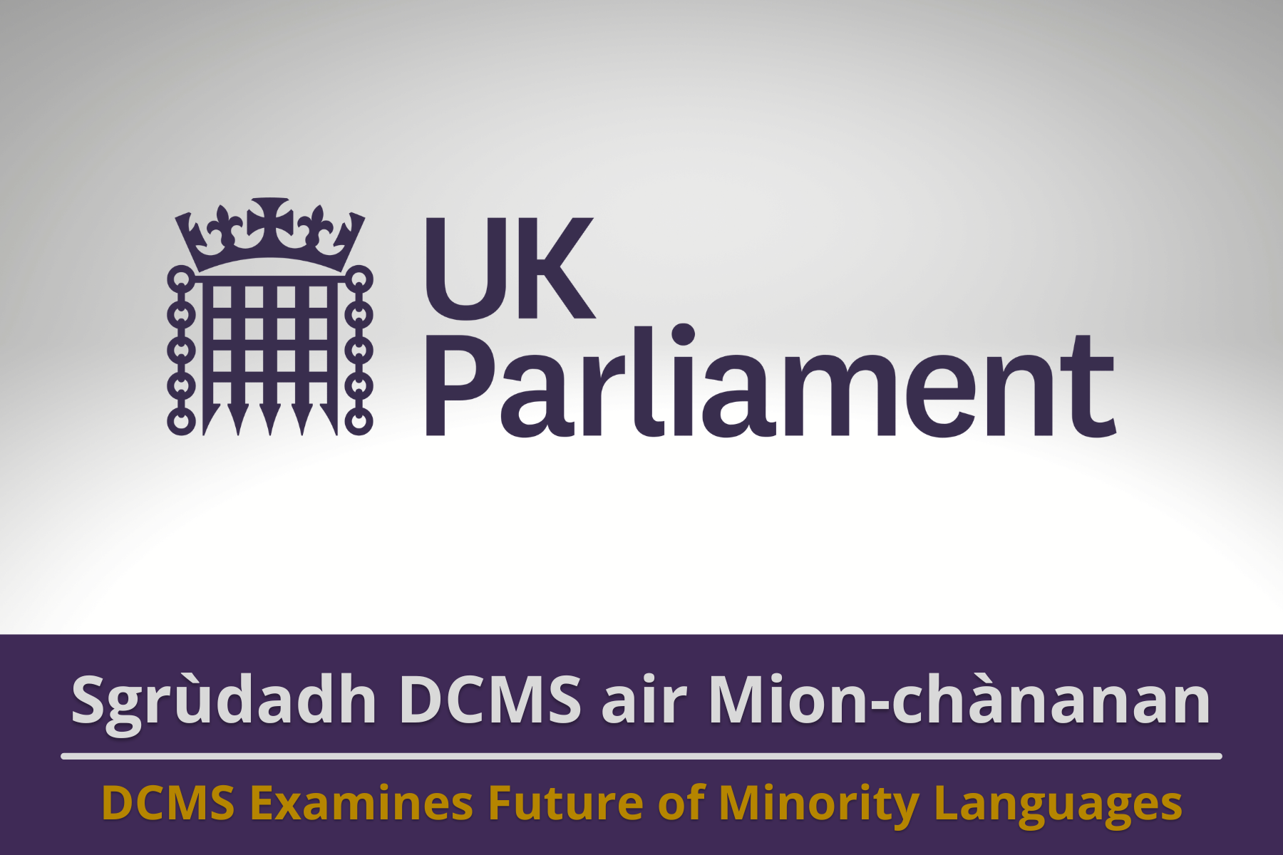 DCMS Committee Examines Future of Minority Languages