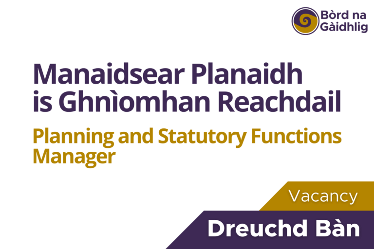 Graphic: Text reads 'Planning and Statutory Functions Manager'.